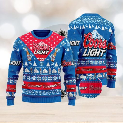 Coors Light Beer Knitted Xmas Sweater Gift Men And Women