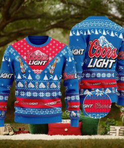 Coors Light Beer Knitted Xmas Sweater Gift Men And Women