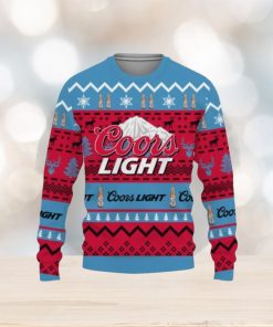 Personalized Name Coors Light Beer 3D All Over Printed Ugly Christmas  Sweater Christmas Gift For Family - Limotees