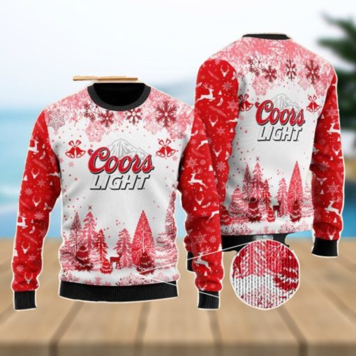 Coors Light Jingle Bells Ugly Christmas Sweater Christmas Holiday Gift