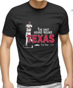 Corey seager shot heard round Texas mlbpa 2023 shirt