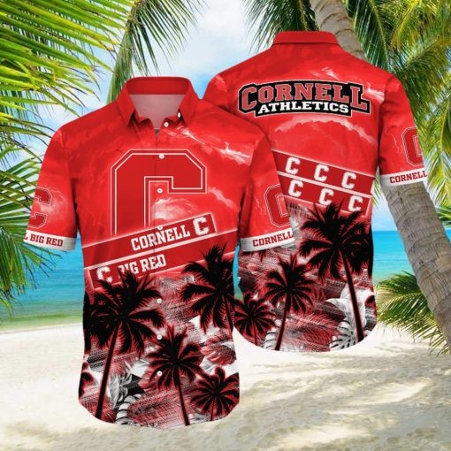 Cornell Big Red NCAA Hawaiian Shirt Coastline Aloha Shirt