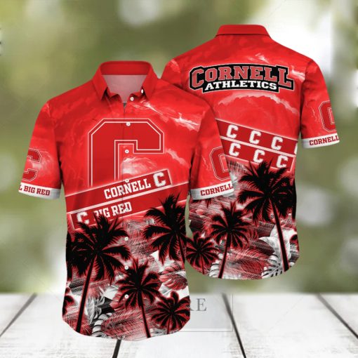 Cornell Big Red NCAA Hawaiian Shirt Coastline Aloha Shirt