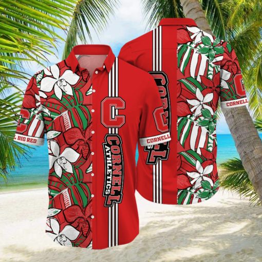 Cornell Big Red NCAA Hawaiian Shirt Sprinklers Aloha Shirt