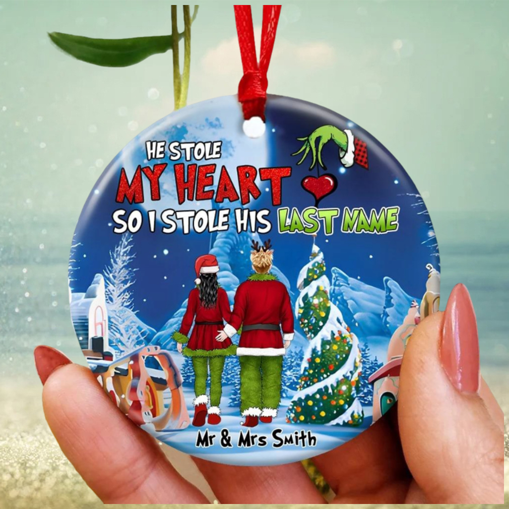 Couple, He Stole My Heart, Personalized Ornament, Christmas Gifts For Couple Couple, He Stole My Heart, Personalized Ornament, Christmas Gifts For Couple