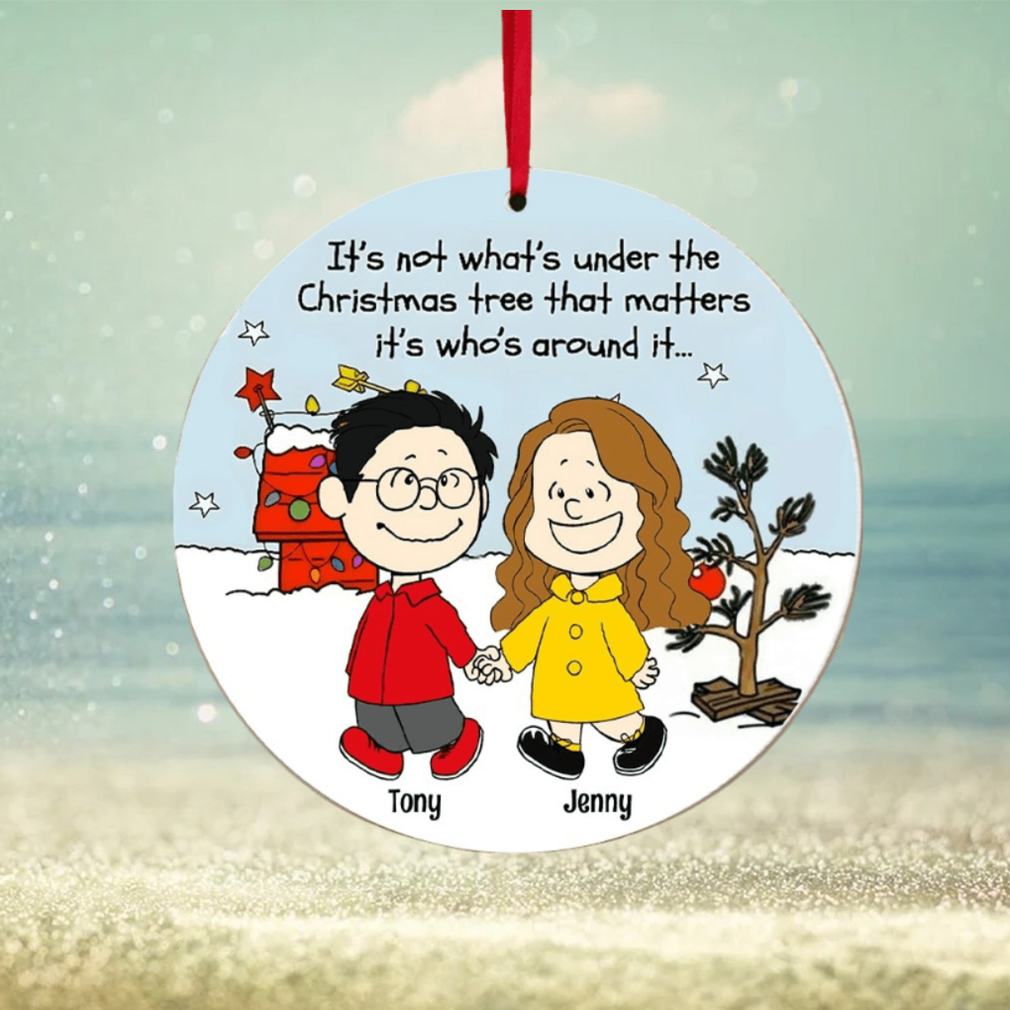 Couple, Under The Christmas Tree, Personalized Ornament, Christmas Gifts For Couple, 04qhpo260923hh Couple, Under The Christmas Tree, Personalized Ornament, Christmas Gifts For Couple, 04qhpo260923hh