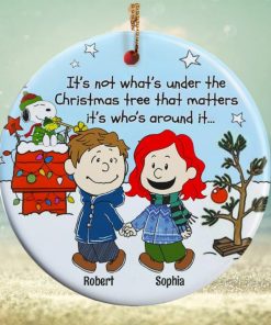 Couple, Under The Christmas Tree, Personalized Ornament, Christmas Gifts For Couple