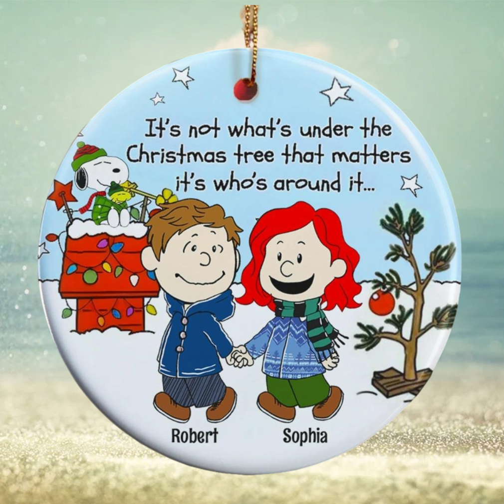 Couple, Under The Christmas Tree, Personalized Ornament, Christmas Gifts For Couple Couple, Under The Christmas Tree, Personalized Ornament, Christmas Gifts For Couple