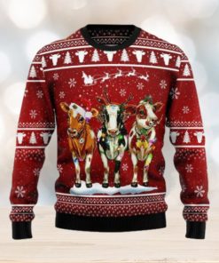 Cow Christmas Funny Ugly Sweater