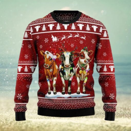 Cow Christmas Funny Ugly Sweater