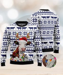 Cow Christmas Reunion Ugly Christmas Sweater AOP All Over Printed Sweater