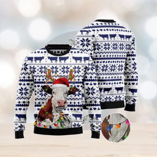 Cow Christmas Reunion Ugly Christmas Sweater AOP All Over Printed Sweater