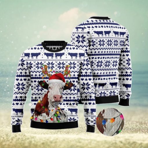 Cow Christmas Reunion Ugly Christmas Sweater AOP All Over Printed Sweater