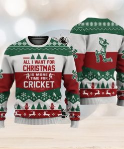 Cricket All I Want For Christmas Sweater Trending For Men And Women Gift Holidays