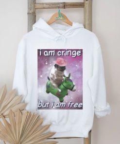 Cringeytees.Com I Am Cringe But I Am Free Dog Shirt