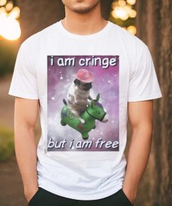 Cringeytees.Com I Am Cringe But I Am Free Dog Shirt