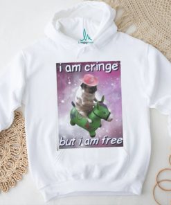 Cringeytees.Com I Am Cringe But I Am Free Dog Shirt