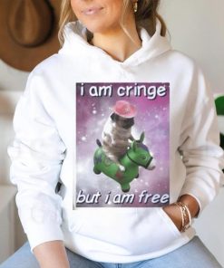 Cringeytees.Com I Am Cringe But I Am Free Dog Shirt