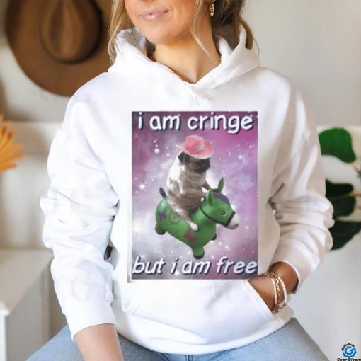 Cringeytees.Com I Am Cringe But I Am Free Dog Shirt