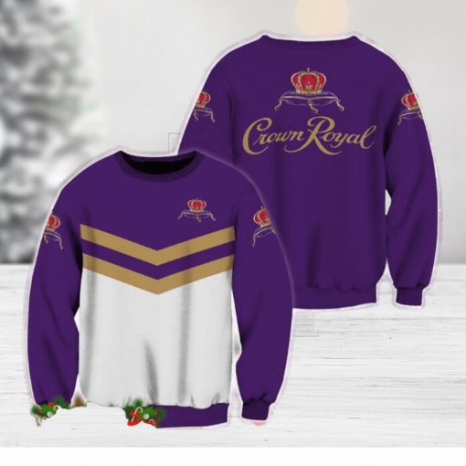 Crown Royal Purple Tennis Sweater Beer Lovers Cold For Fans Gift Men And Women