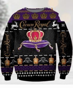 Crown Royal Whiskies Ugly Christmas Sweater Nice Gift For Everyone