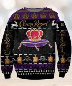 Crown Royal Whiskies Ugly Christmas Sweater Nice Gift For Everyone