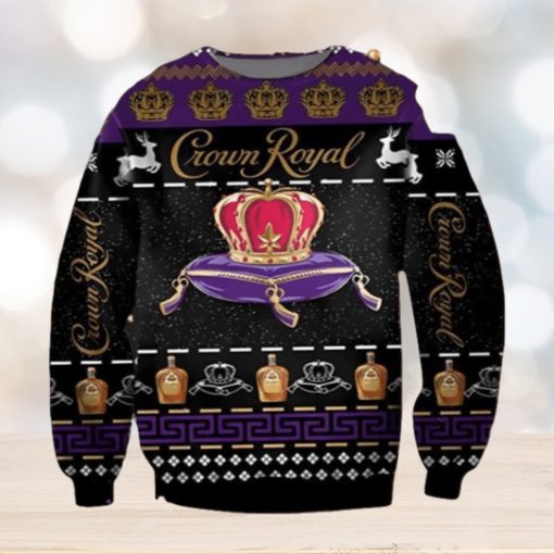 Crown Royal Whiskies Ugly Christmas Sweater Nice Gift For Everyone