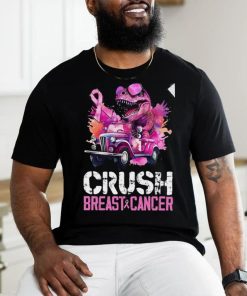 Crush Breast Cancer TRex Dinosaur T Shirt