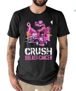 Crush Breast Cancer TRex Dinosaur T Shirt