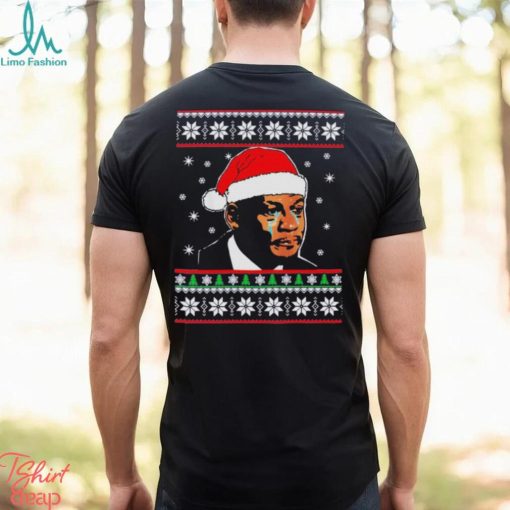 Crying jordan ugly Christmas 2023 sweater