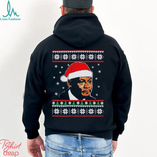 Crying jordan ugly Christmas 2023 sweater