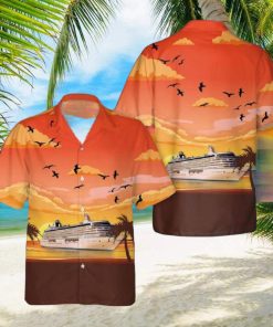 Crystal Cruises Ship Cristal Serenity Hawaiian Shirt