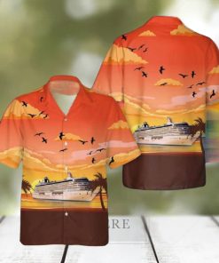 Crystal Cruises Ship Cristal Serenity Hawaiian Shirt