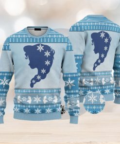 Custom Cosplay Elsa Ugly 3D Sweater AOP Best Gift For Christmas