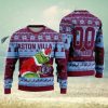 Best Pucking Chirtsmas Ever Blue Hocke Ugly Christmas Sweater Style Gift For Men And Women