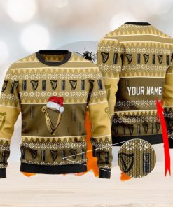 Custom Name Guinness Ugly Christmas Sweater