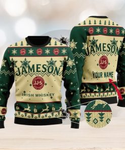 Custom Name Jameson Knitted 3D Sweater Gift For Xmas