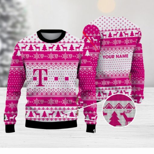 Custom Name Ugly Sweater deutsche telekom ag New For Men And Women Gift Familys Holidays