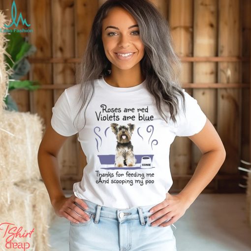 Custom Photo Dog Thanks for Feeding me T shirt