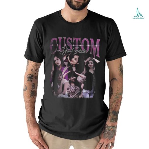 Custom Your Own Bootleg Shirt, Custom Photos Tee, Custom Text TShirt