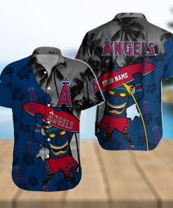 Customizable Name Los Angeles Angels Tropical Shirt