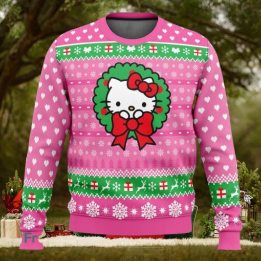 Cute Christmas Hello Kitty Ugly Christmas Sweaters 3D Super Hot