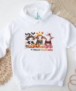 Cute Cow Happy Hallothanksmas Shirt