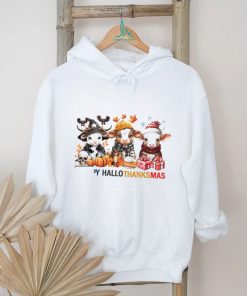 Cute Cow Happy Hallothanksmas Shirt