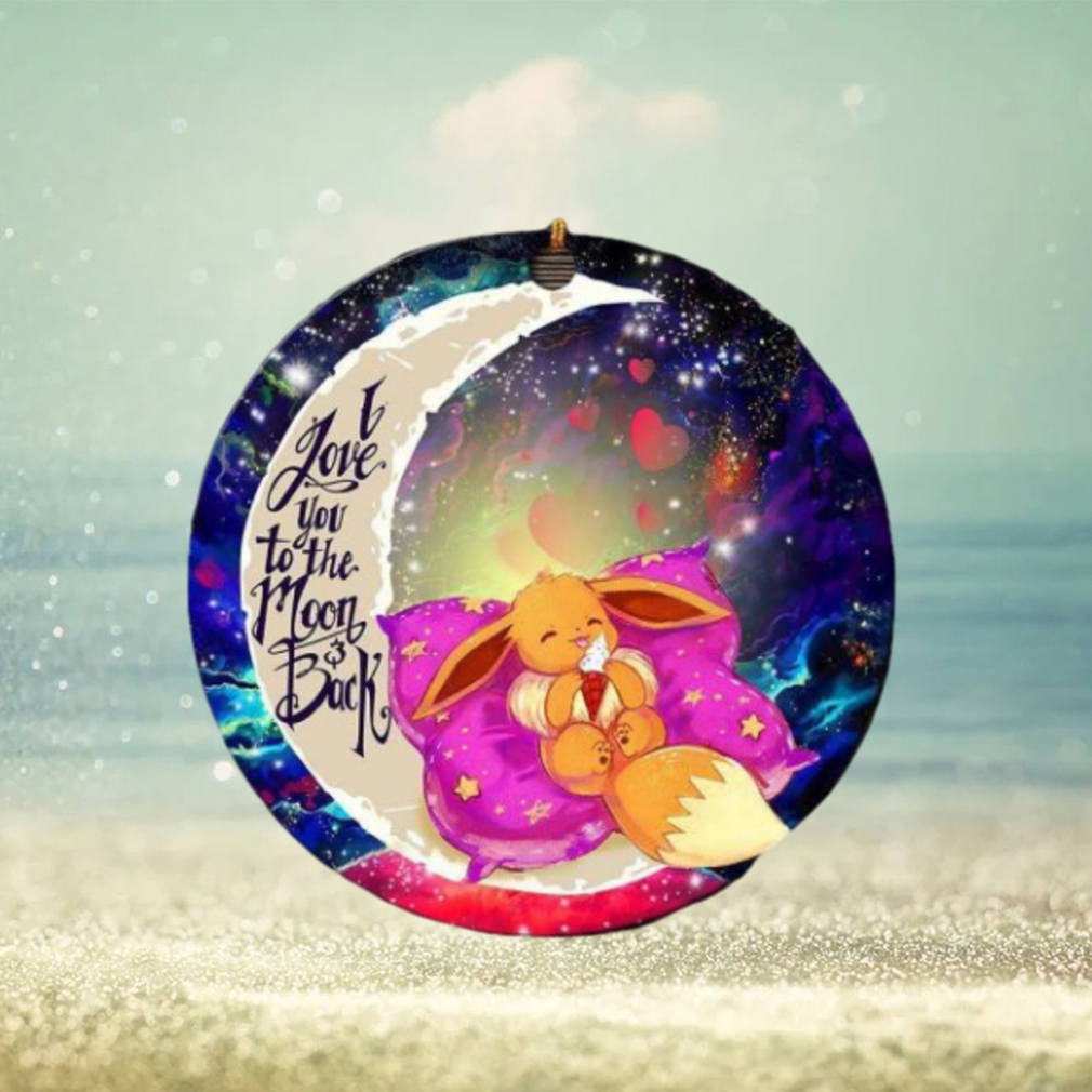 Cute Eevee Pokemon Sleep Night Love You To The Moon And Back Galaxy Christmas Tree Decorations Ornament Cute Eevee Pokemon Sleep Night Love You To The Moon And Back Galaxy Christmas Tree Decorations Ornament