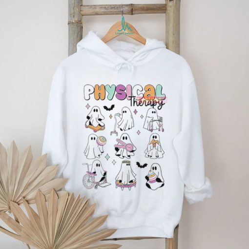 Cute Ghost Physical Therapy PT Physical Therapist Halloween Shirt