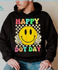 Cute Groovy Happy Polka Dot Day Hippie Flowers Teachers Kids T Shirt