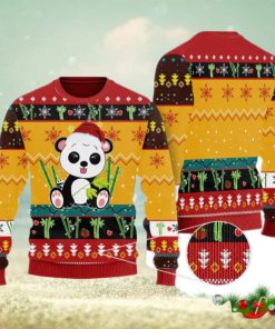 Cute Panda In Bamboo Forest Ugly Christmas Sweater Funny Gift For Men And Women Family Holidays