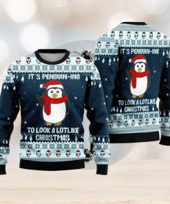 Cute Penguin Ugly Christmas Sweater Funny Gift For Men And Women Family Holidays