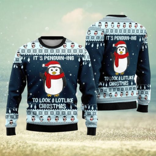 Cute Penguin Ugly Christmas Sweater Funny Gift For Men And Women Family Holidays